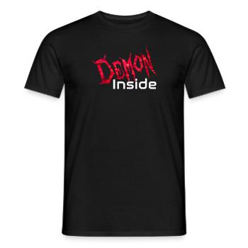 Demon Inside - T-shirt homme - noir - Devant - AI Model Male 178 light (178cm)