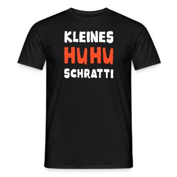 Kleines Huhu Schratti Edition - Männer T-Shirt - Schwarz - Vorne - AI Model Male 178 light (178cm)