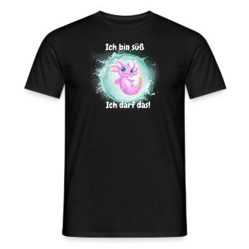 Ich bin süß - Männer T-Shirt - Schwarz - Vorne - AI Model Male 178 light (178cm)