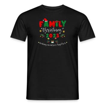 Funniest Family Christmas 2023 - T-shirt homme - noir - Devant - AI Model Male 178 light (178cm)