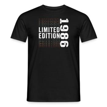 Limitierte Auflage 1986 - Toller 37. Geburtstag - Männer T-Shirt - Schwarz - Vorne - AI Model Male 178 light (178cm)