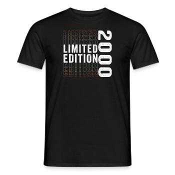Limitierte Auflage 2000 - Toller 23. Geburtstag - Männer T-Shirt - Schwarz - Vorne - AI Model Male 178 light (178cm)