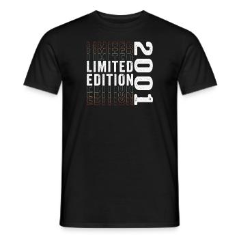 Limitierte Auflage 2001 - Toller 22. Geburtstag - Männer T-Shirt - Schwarz - Vorne - AI Model Male 178 light (178cm)