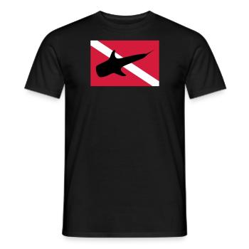 Requin-baleine - T-shirt homme - noir - Devant - AI Model Male 178 light (178cm)