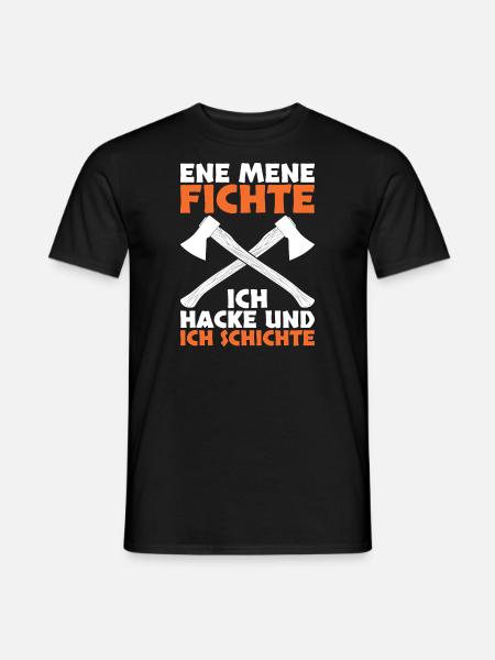 Holz Machen - Männer T-Shirt - Schwarz