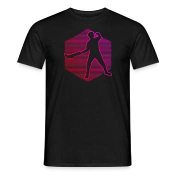 Femmes Jai Alai Hommes Pelote Basque Pelote - T-shirt homme - noir - Devant - AI Model Male 178 light (178cm)