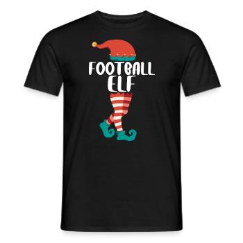 Weihnachts Elf Partnerlook Design Xmas Elfen - Männer T-Shirt - Schwarz - Vorne - AI Model Male 178 light (178cm)