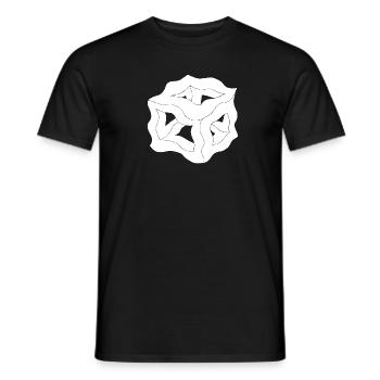 Dream Cube ou Platon Blanc - T-shirt homme - noir - Devant - AI Model Male 178 light (178cm)