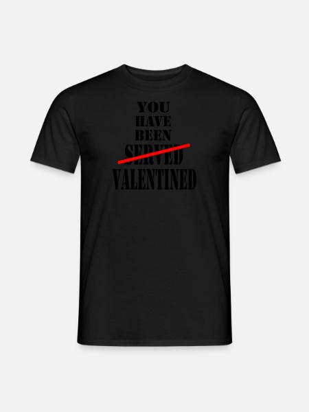 Du wurdest Valentin 2023 (Valentinstag) - Männer T-Shirt - Schwarz