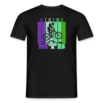 Unnamed Project 58 - Men's T-Shirt - black - Front - AI Model Male 178 light (178cm)