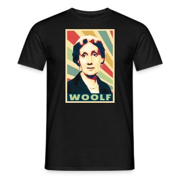Virginia Woolf Vintage Colores - T-shirt homme - noir - Devant - AI Model Male 178 light (178cm)