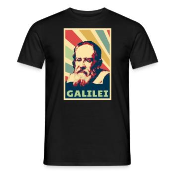 Galileo Galilei Vintage Colores - T-shirt homme - noir - Devant - AI Model Male 178 light (178cm)