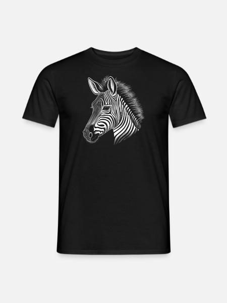 Zèbre - T-shirt homme - noir