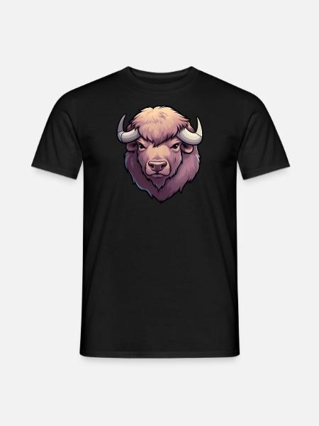 Bison Buffalo - Men's T-Shirt - black
