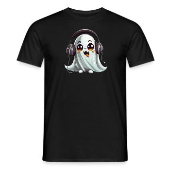 Fantôme amusant pour halloween - T-shirt homme - noir - Devant - AI Model Male 178 light (178cm)