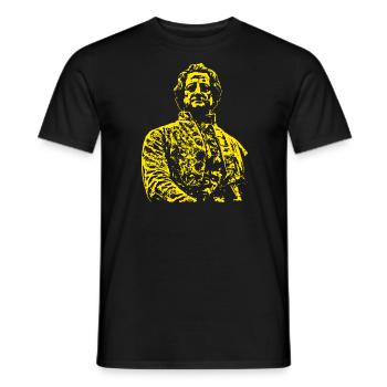 Johann Wolfgang Von Goethe - T-shirt homme - noir - Devant - AI Model Male 178 light (178cm)