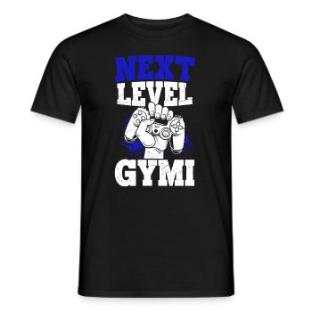 NEXT LEVEL GYMI - Bye Bye Grundschule Gymnasium Zo - Männer T-Shirt - Schwarz - Vorne - AI Model Male 178 light (178cm)