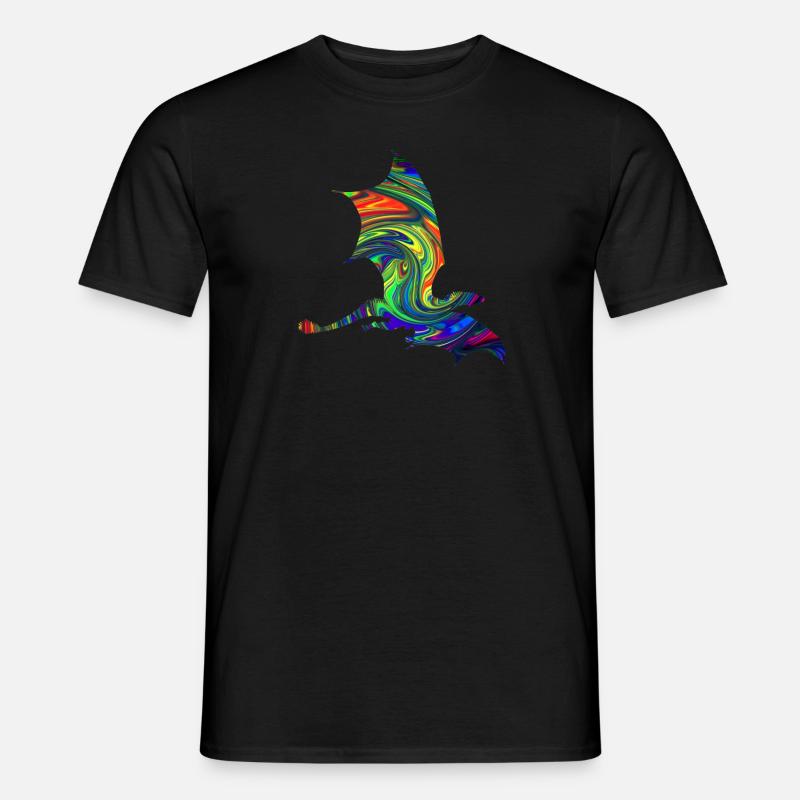 Drache - Männer T-Shirt - Schwarz