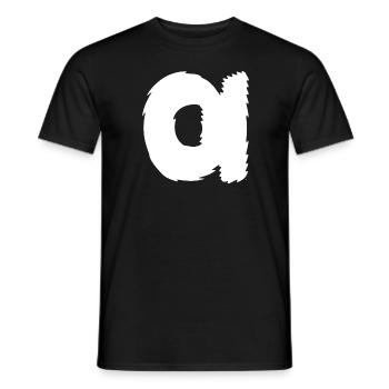 Alpha | Symbol | griechisches Alphabet - Männer T-Shirt - Schwarz - Vorne - AI Model Male 178 light (178cm)