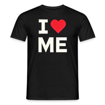 Ich liebe mich - Männer T-Shirt - Schwarz - Vorne - AI Model Male 178 light (178cm)