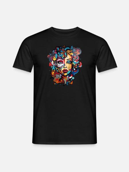 Graffiti Art - Männer T-Shirt - Schwarz