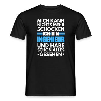 Non-Shockable Engineer - Men's T-Shirt - black - Front - AI Model Male 178 light (178cm)