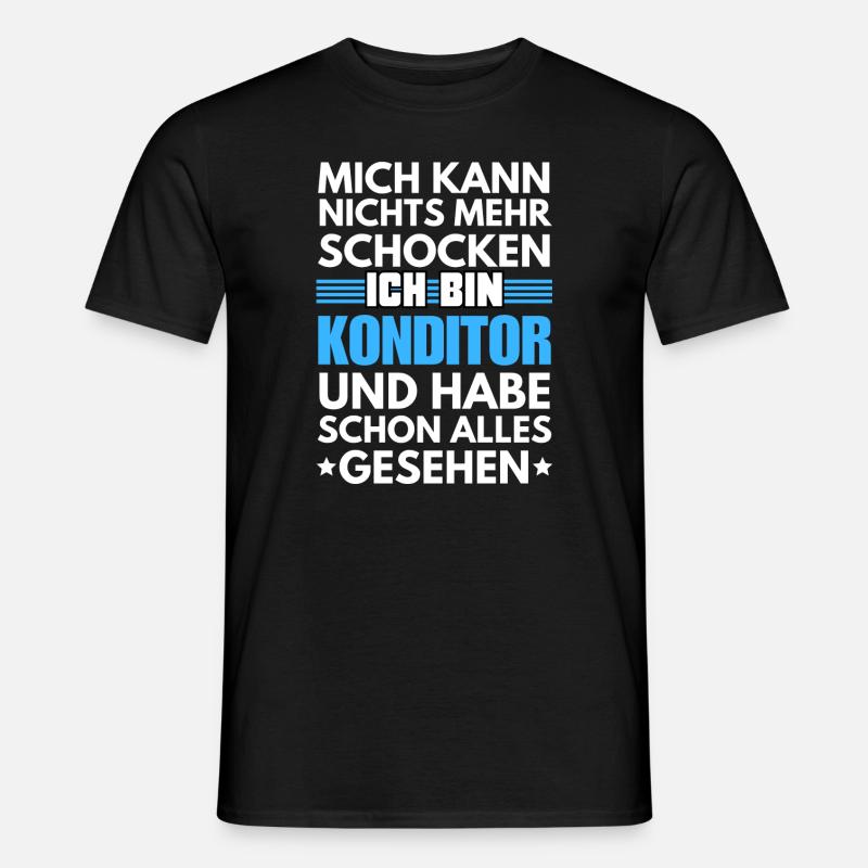 Non-shockable pastry chef - Men's T-Shirt - black