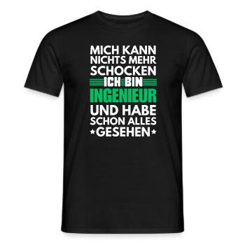 Non-Shockable Engineer - Men's T-Shirt - black - Front - AI Model Male 178 light (178cm)