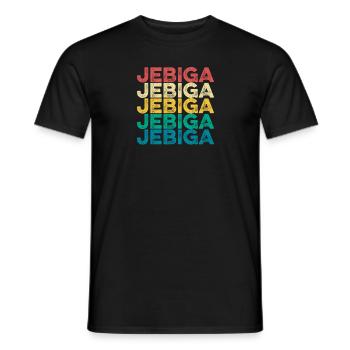 Jebiga rôti Yougoslavie disant Balkan Yugo - T-shirt homme - noir - Devant - AI Model Male 178 light (178cm)