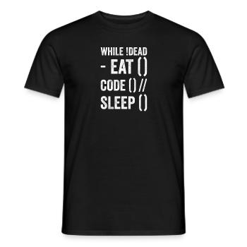 Lustiger Programmierer Entwickler-Code Humor Zitat - Männer T-Shirt - Schwarz - Vorne - AI Model Male 178 light (178cm)