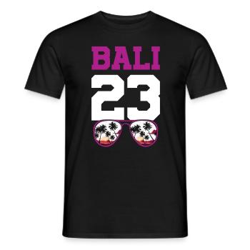 Bali 23 Jersey 2023 - Men's T-Shirt - black - Front - AI Model Male 178 light (178cm)