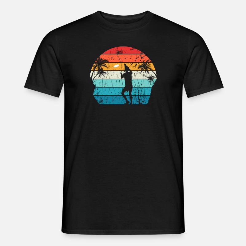 Frisbee - Männer T-Shirt - Schwarz