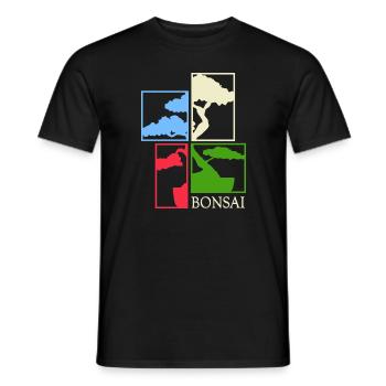 Bonsai Bonsai Show Shohin Japanese Bonsai Art - Men's T-Shirt - black - Front - AI Model Male 178 light (178cm)