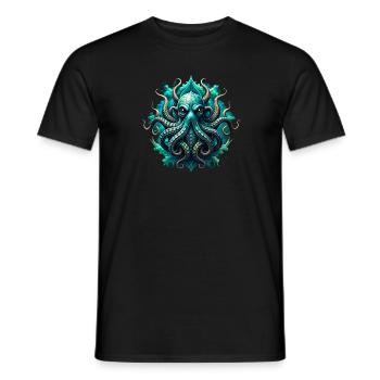 Poulpes - T-shirt homme - noir - Devant - AI Model Male 178 light (178cm)