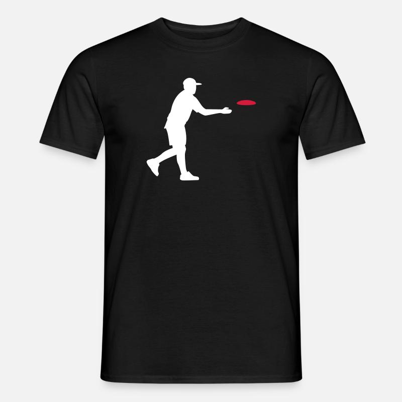 Discgolf - Männer T-Shirt - Schwarz