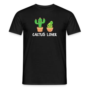 Cactus Cactus Cactus Lover Gift - Men's T-Shirt - black - Front - AI Model Male 178 light (178cm)