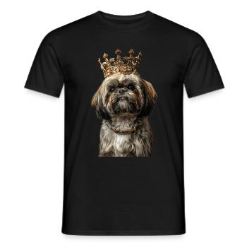 Shih Tzu - Men's T-Shirt - black - Front - AI Model Male 178 light (178cm)