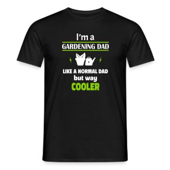 Ich bin ein Garten Papa - Männer T-Shirt - Schwarz - Vorne - AI Model Male 178 light (178cm)