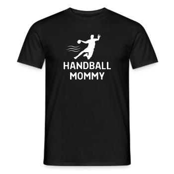Un joueur de handball de handball dit cadeau - T-shirt homme - noir - Devant - AI Model Male 178 light (178cm)
