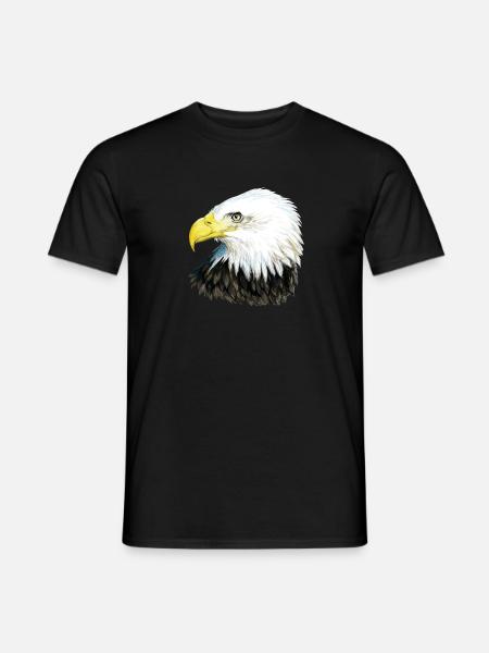 Bald Eagle - Men's T-Shirt - black