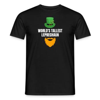 Le plus grand cadeau de lutin de la Saint-Patrick - T-shirt homme - noir - Devant - AI Model Male 178 light (178cm)