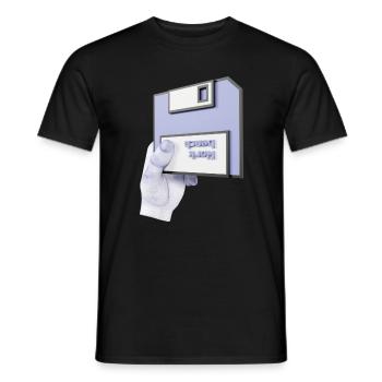 établi 3D - T-shirt homme - noir - Devant - AI Model Male 178 light (178cm)