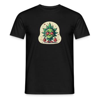 Brocoli Garçon - T-shirt homme - noir - Devant - AI Model Male 178 light (178cm)
