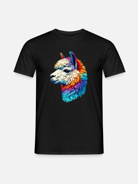 Alpaca - Men's T-Shirt - black
