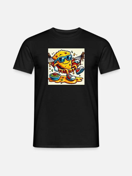 Nacho Every Day – Chill Snack Vibes - Men's T-Shirt - black