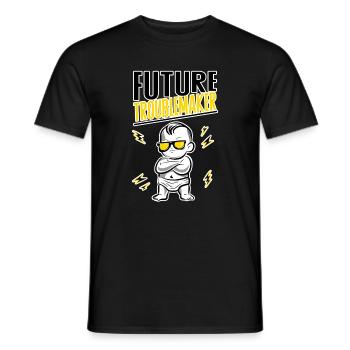 Zukunfts-Chaos? Schon in Planung! - Männer T-Shirt - Schwarz - Vorne - AI Model Male 178 light (178cm)