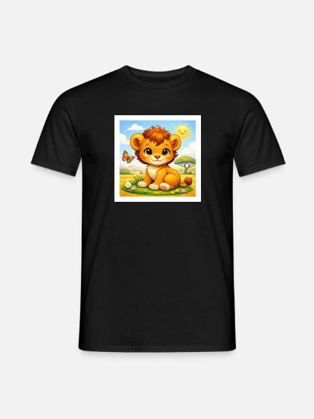 Sunny le Petit Lion - T-shirt homme - noir