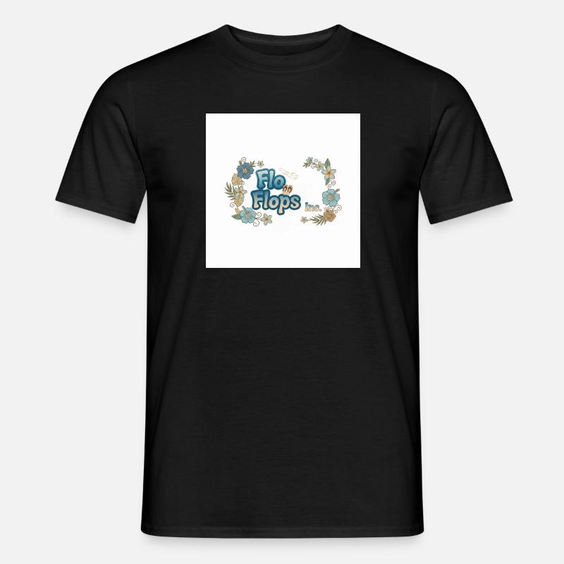 Flo Flops Tropic Logo - Männer T-Shirt - Schwarz