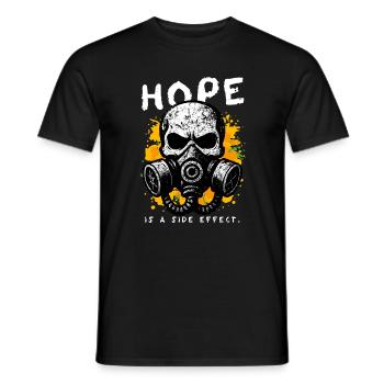 Hope Side Effect - Men's T-Shirt - black - Front - AI Model Male 178 light (178cm)