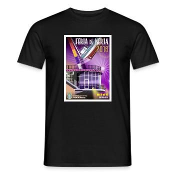 NERJA-MESSEPLAKAT - Männer T-Shirt - Schwarz - Vorne - AI Model Male 178 light (178cm)